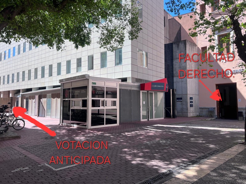 Campus de la Merced , espacio habilitado para las votaciones anticipadas